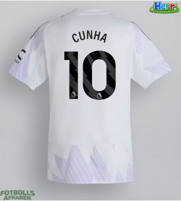 Manchester United Matheus Cunha #10 Bortatröja 2025-26 Kortärmad